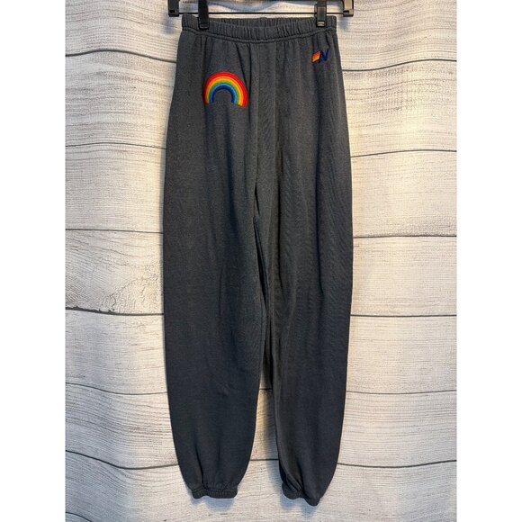 Aviator Nation Rainbow Graphic Joggers Size S - Picture 1 of 4